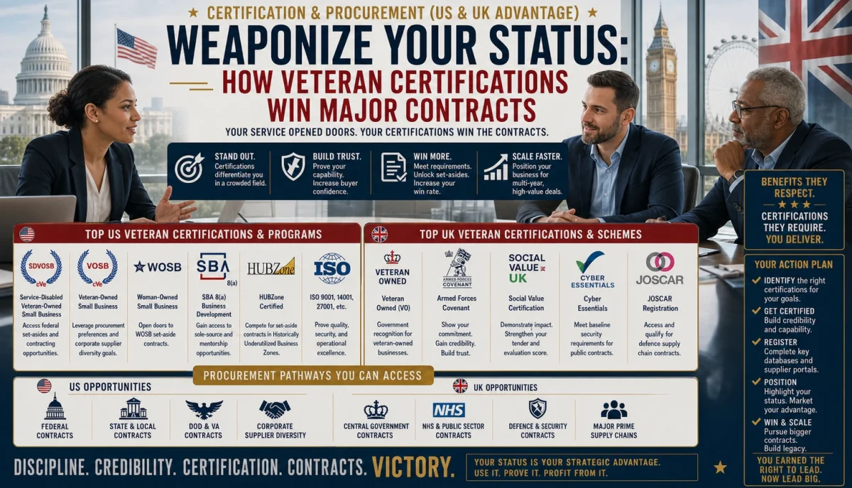 Veteran Certifications Win Major Contracts