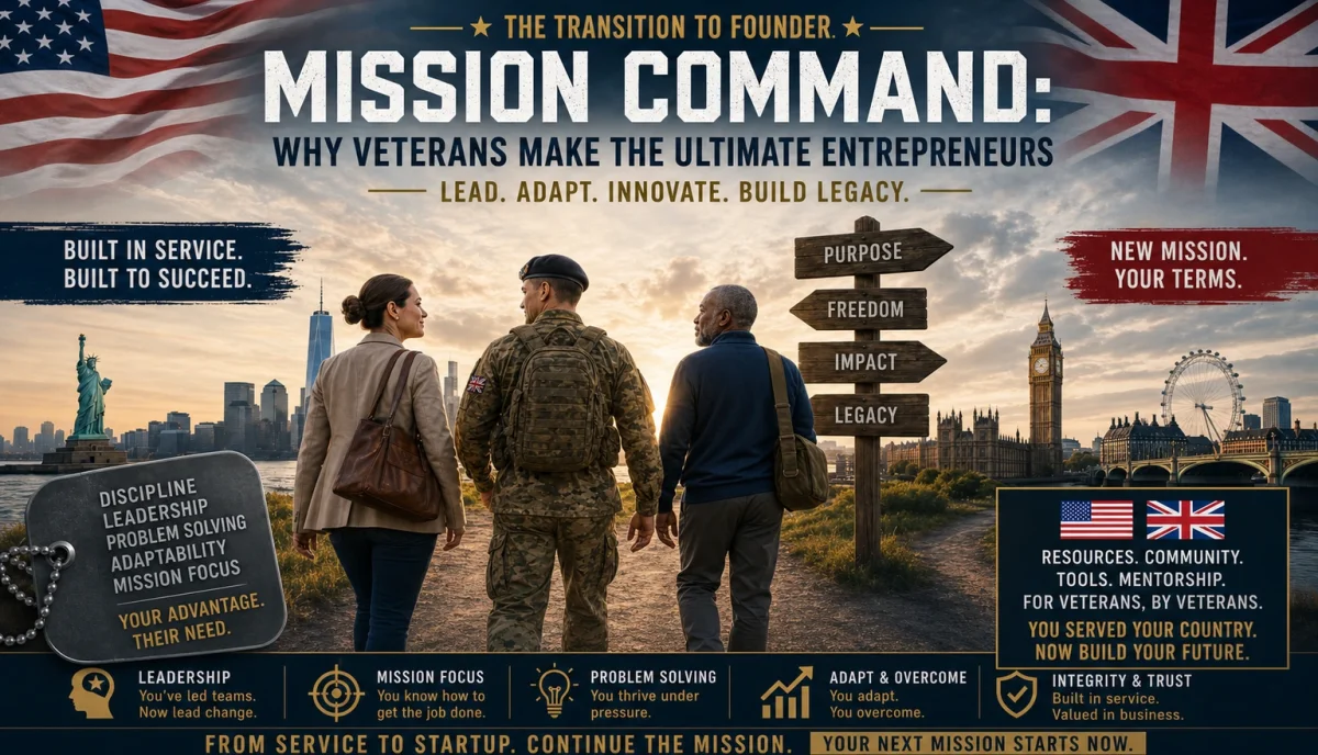 Why Veterans Make the Ultimate Entrepreneurs